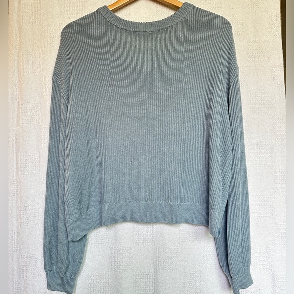 Lululemon Reversible Crossover knit sweater sz 12 - Picture 4 of 5